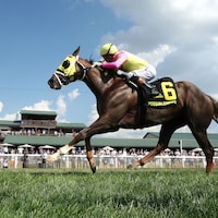 Possiblemente wins the Kentucky Downs Turf Sprint at Kentucky Downs.