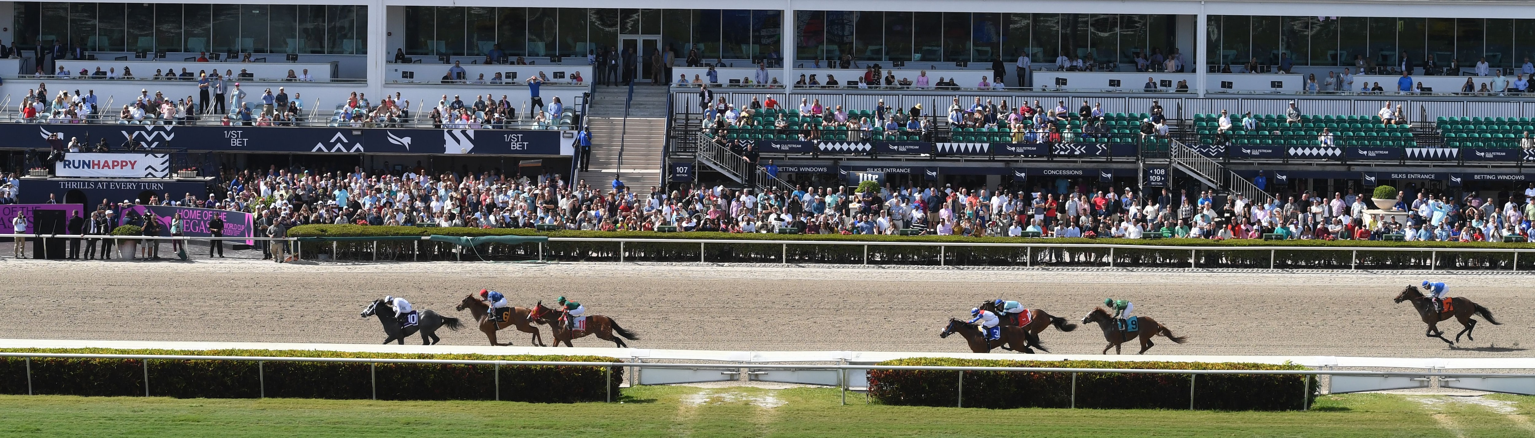 Racing at Gulfstream Park