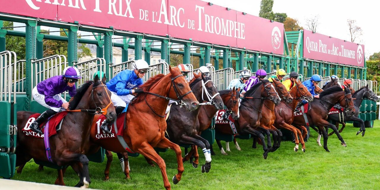 Start of the 2021 Prix de l'Arc de Triomphe (Photo by Scoopdyga)