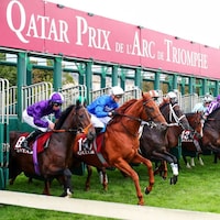 Start of the 2021 Prix de l'Arc de Triomphe (Photo by Scoopdyga)