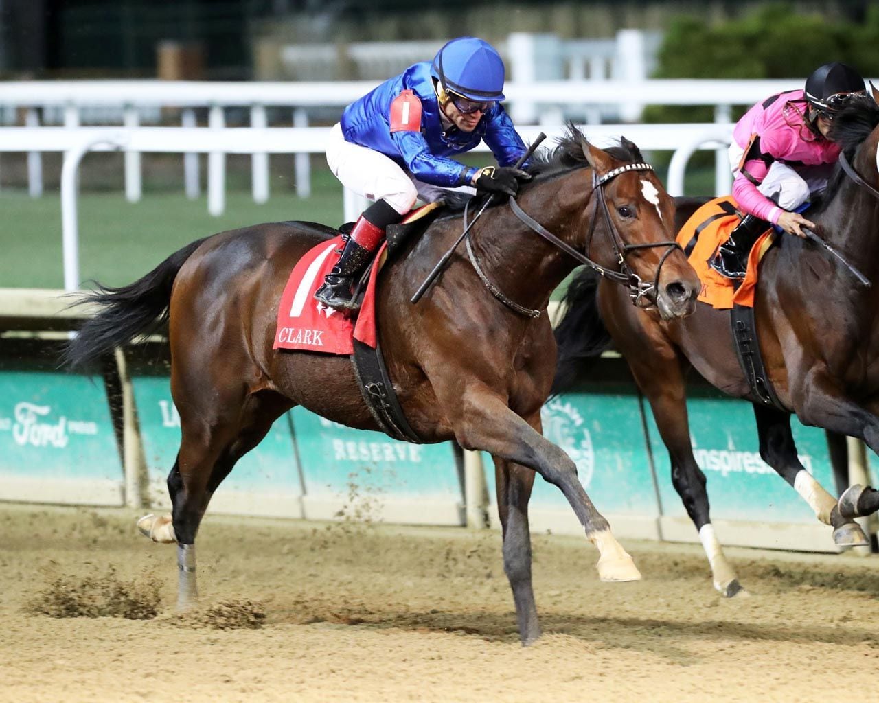 Proxy wins the Clark Stakes at Churchill Downs