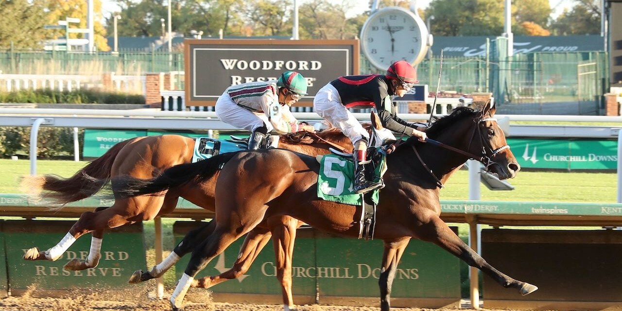 Render Judgment wins at Churchill Downs.