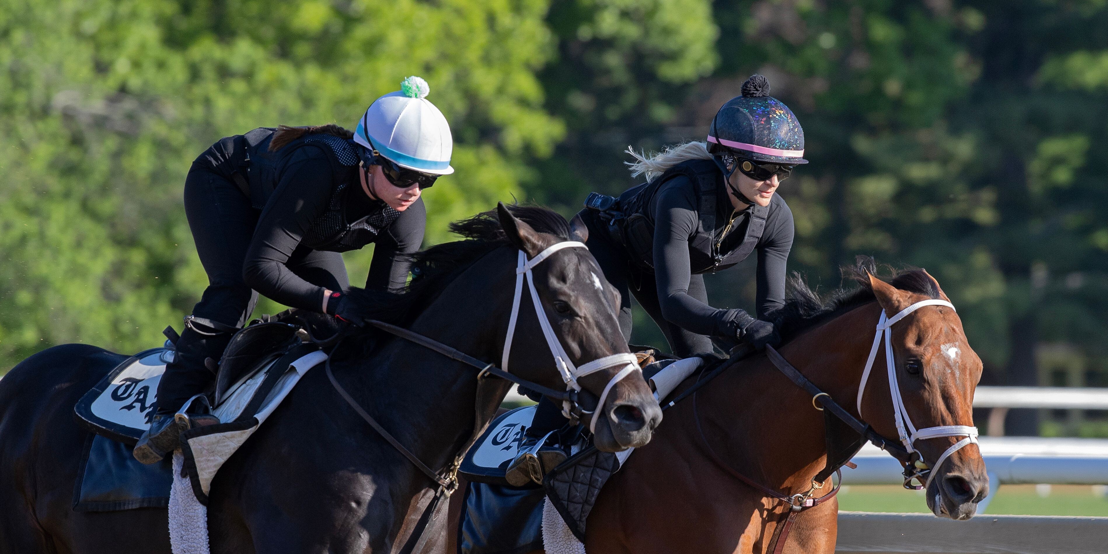 Renegade trains for the Belmont Stakes (Photo by Coglianese Photos)