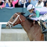 Renegade wins the Arkansas Derby at Oaklawn Park. 