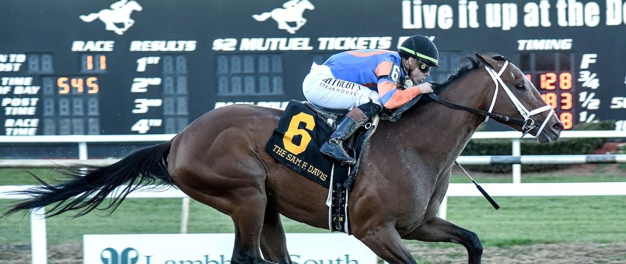 Renegade wins the Sam F. Davis Stakes at Tampa Bay Downs. 