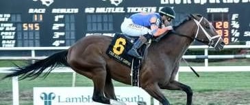 Renegade wins the Sam F. Davis Stakes at Tampa Bay Downs.