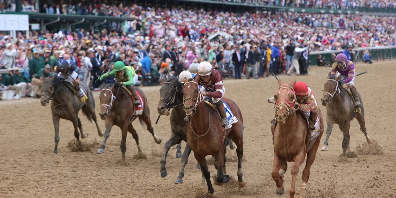 Rich Strike with Sonny Leon aboard wins the 148th Kentucky Derby at Churchill Downs