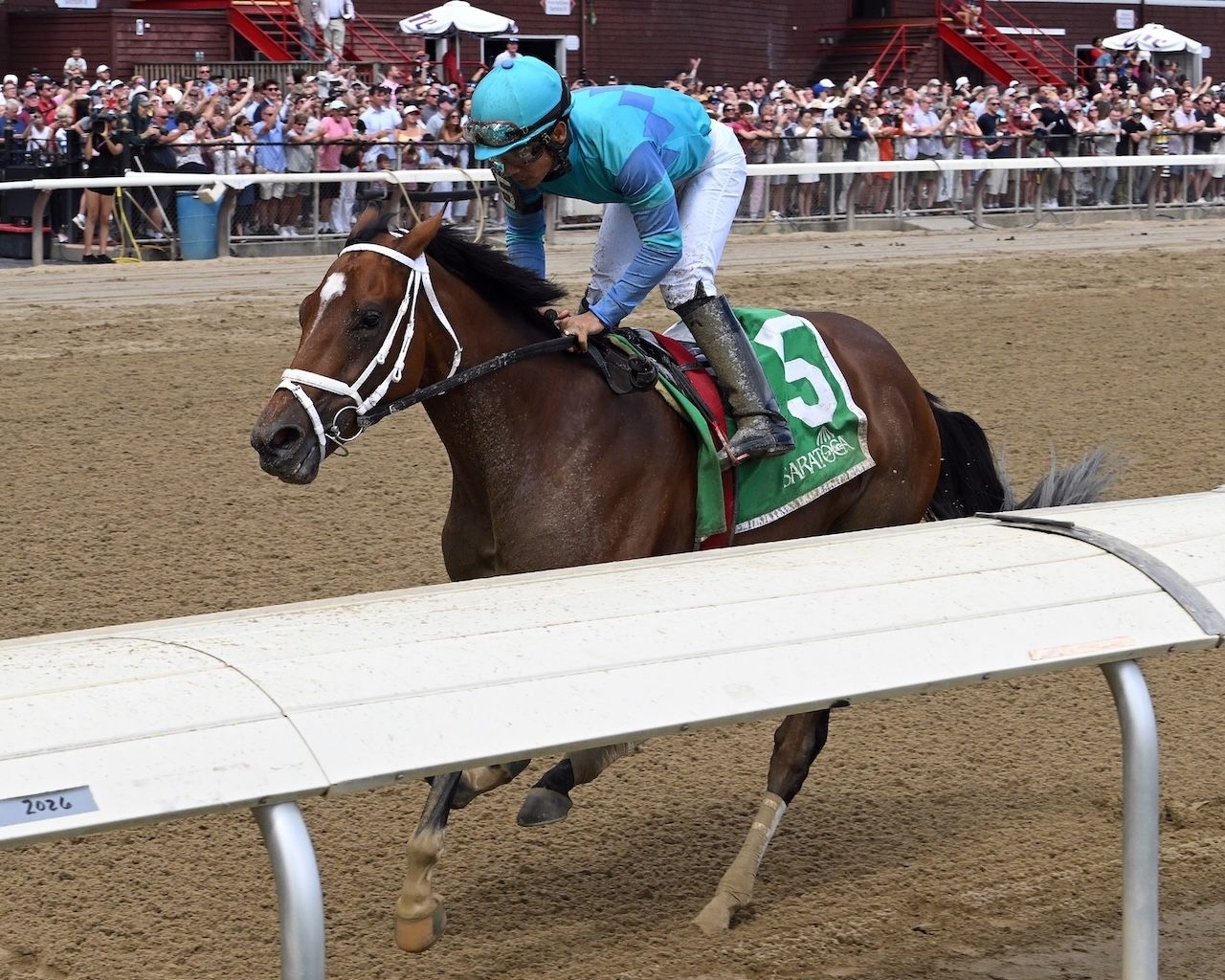 Rum Twist wins at Saratoga.