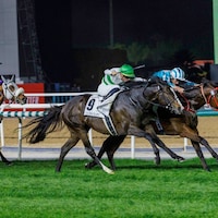 Soul Rush wins the 2025 Dubai Turf (G1) at Meydan