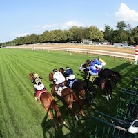 Saratoga Turf Racing scene (Photo by Coglianese Photos/Chelsea Durand)