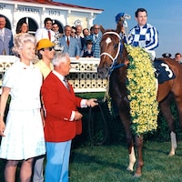 Secretariat 1973 Preakness Stakes (Photo by Jim McCue/Maryland Jockey Club)