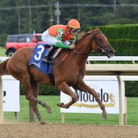 Senza Parole was sensational in her career debut at Saratoga