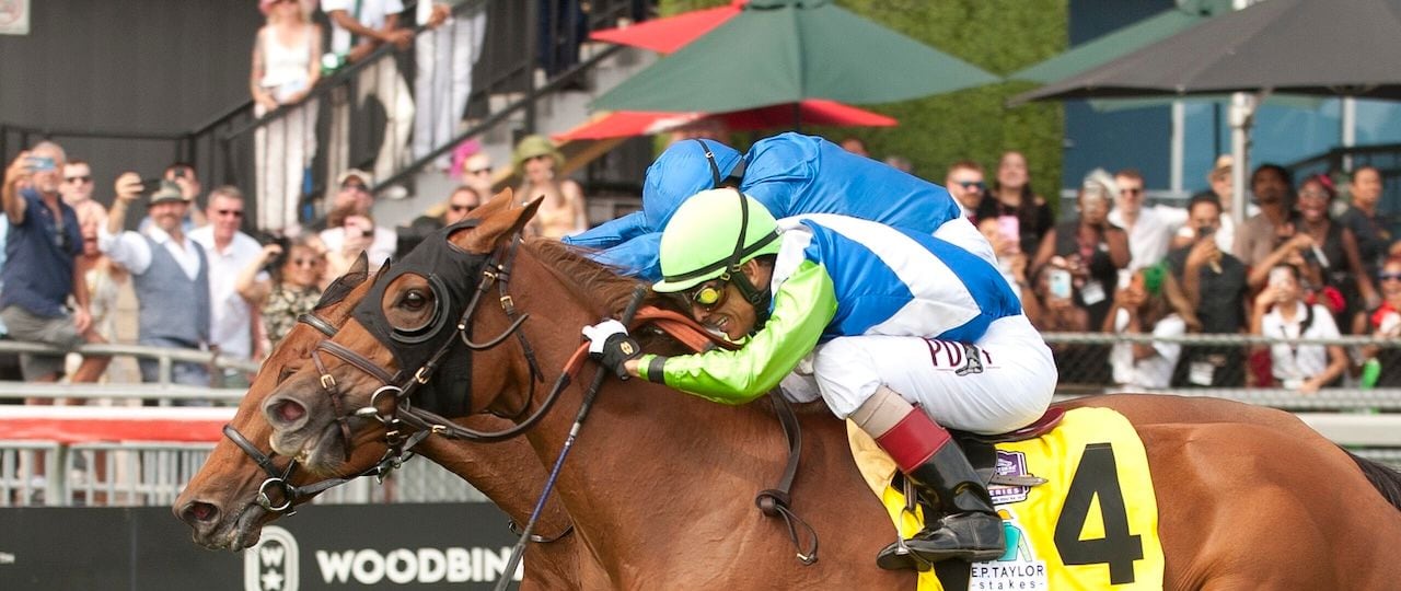 She Feels Pretty wins the E.P. Taylor Stakes at Woodbine.