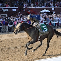 Sierra Leone wins the Whitney Stakes at Saratoga.
