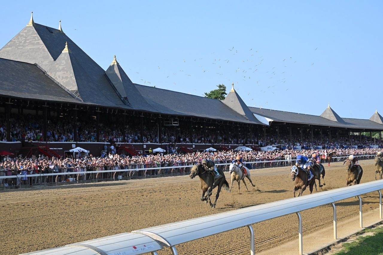 Sierra Leone wins the Whitney Stakes at Saratoga.
