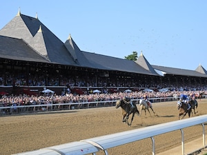Sierra Leone wins the Whitney Stakes at Saratoga.