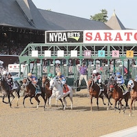 Sierra Leone wins the Whitney Stakes at Saratoga.