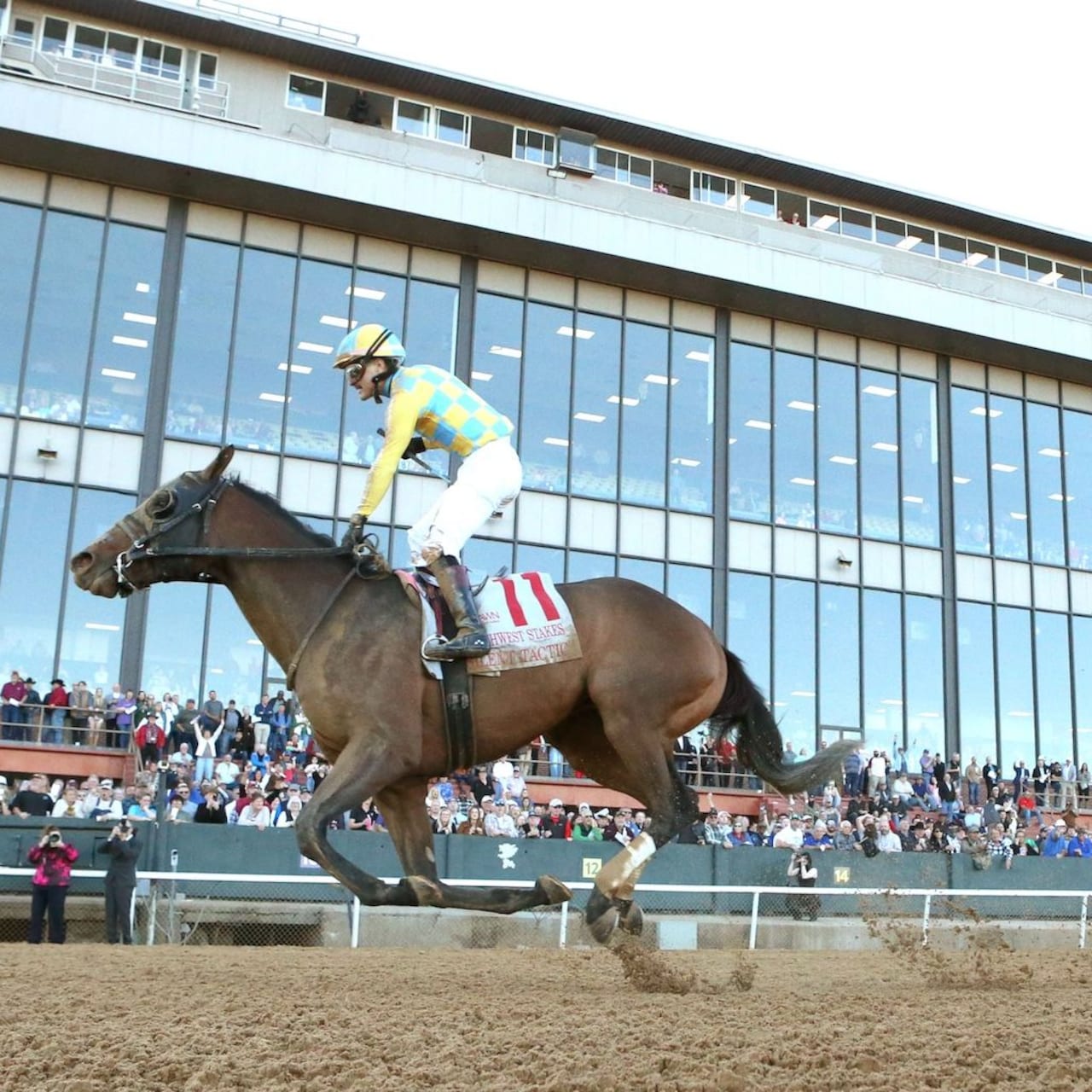 Silent Tactic wins the Southwest Stakes at Oaklawn Park.