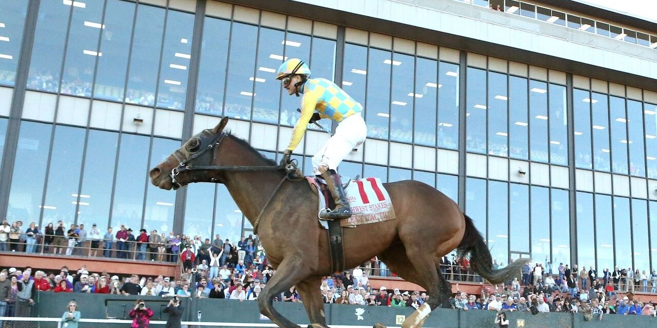 Silent Tactic wins the Southwest Stakes at Oaklawn Park.