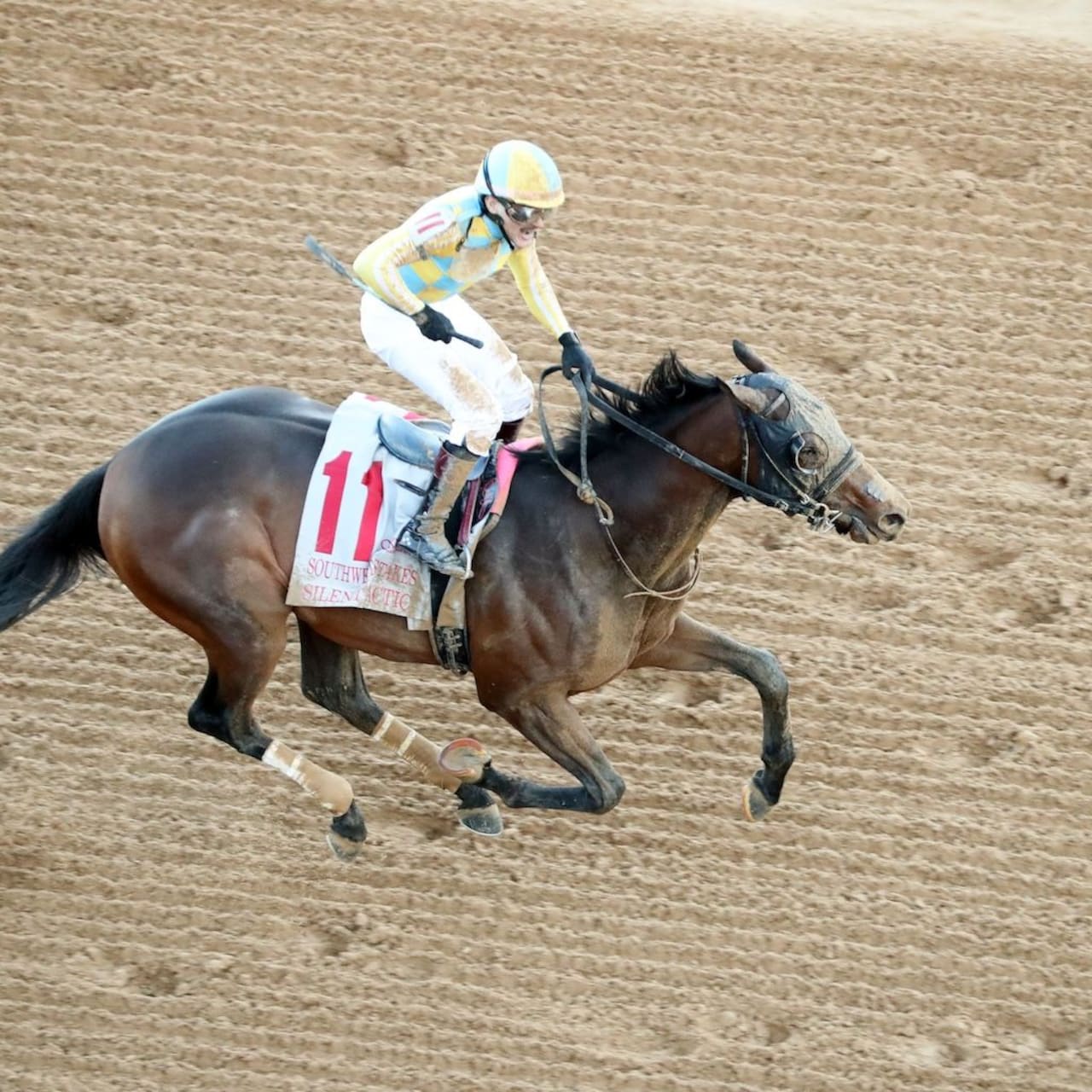 Silent Tactic wins the Southwest Stakes at Oaklawn Park.
