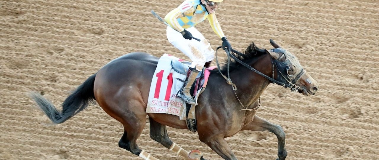 Silent Tactic wins the Southwest Stakes at Oaklawn Park.