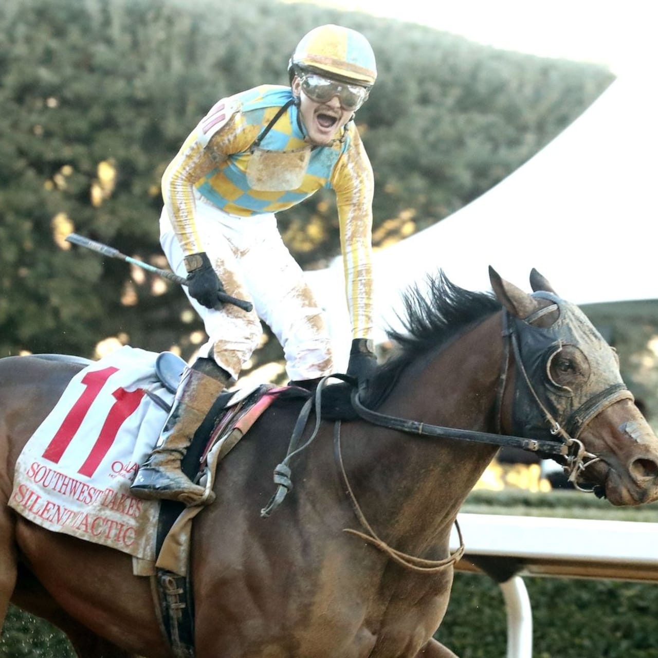 Silent Tactic wins the Southwest Stakes at Oaklawn Park.