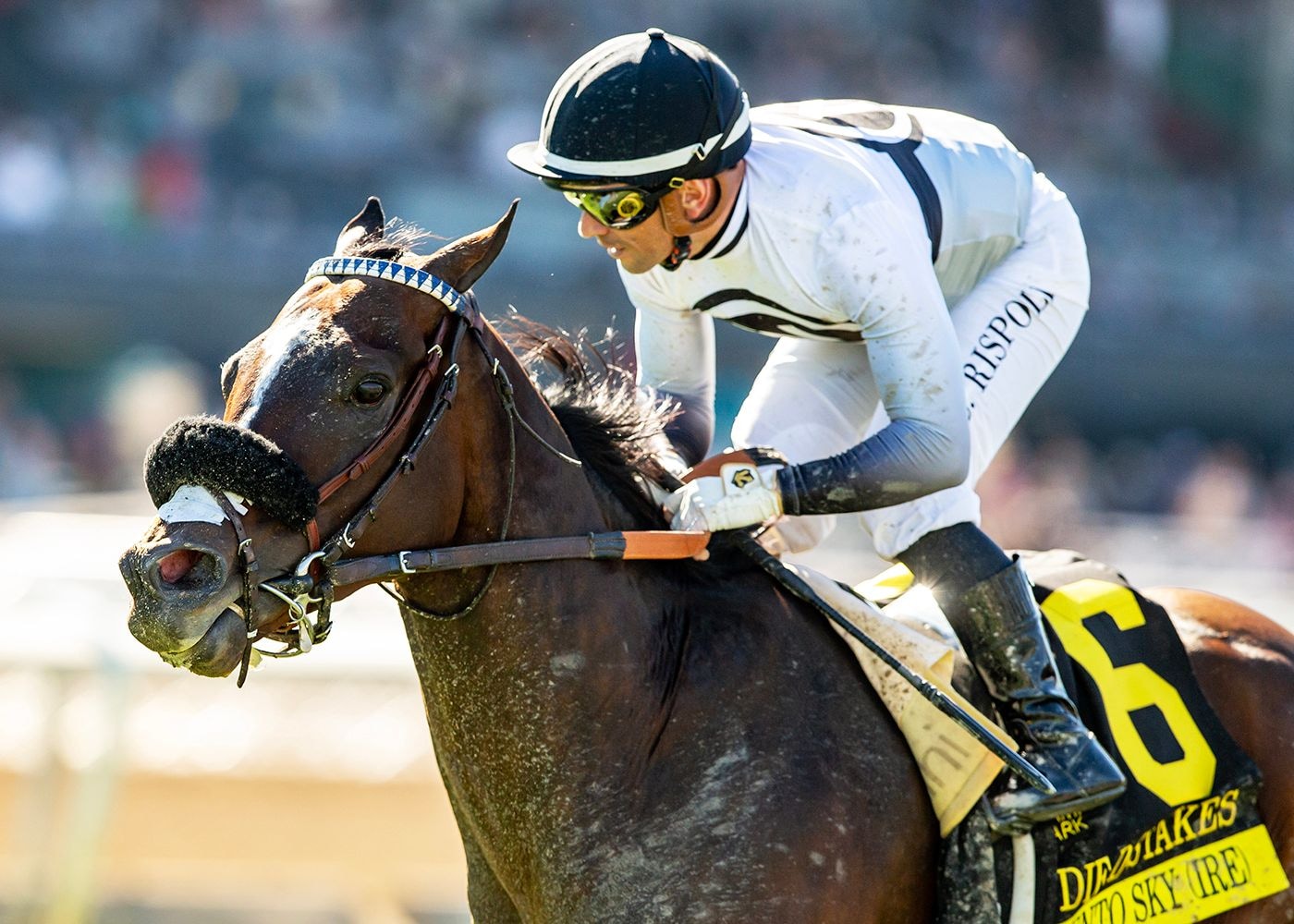 Sorrento Sky wins the Eddie D. Stakes at Santa Anita.