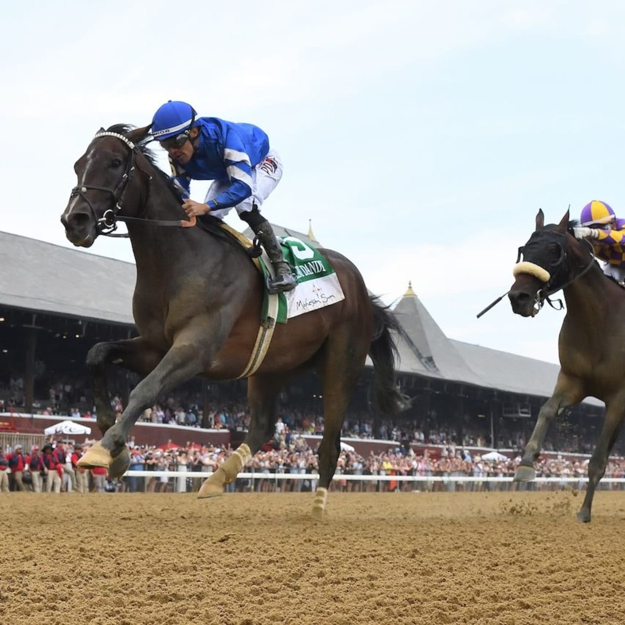 Sovereignty wins the 2025 Jim Dandy at Saratoga.
