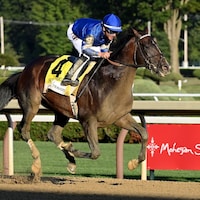 Sovereignty wins the Travers at Saratoga.