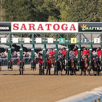 Sovereignty wins the Travers at Saratoga.
