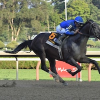Sovereignty wins the Whitney Stakes at Saratoga.
