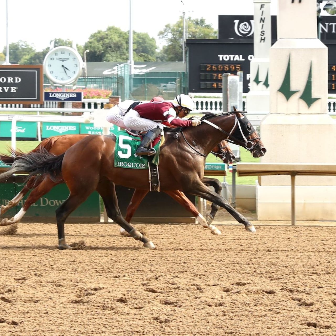 Spice Runner wins the Iroquois (G3) at Churchill Downs.