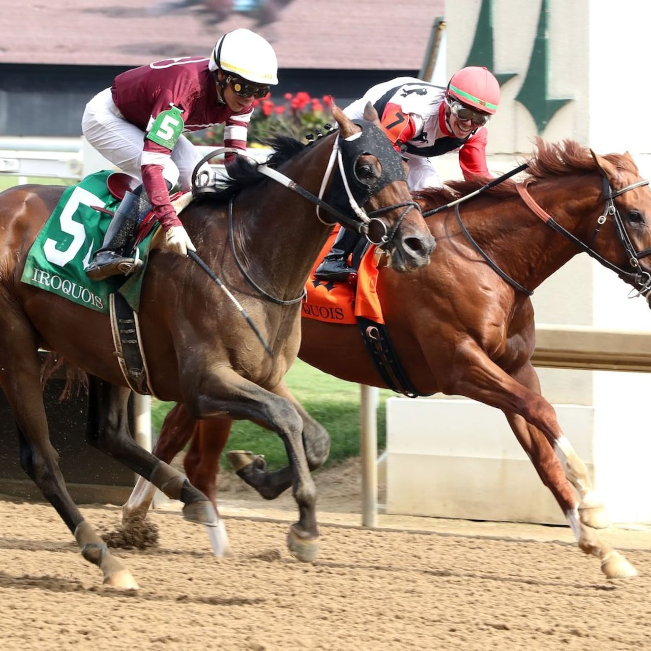Spice Runner wins the Iroquois (G3) at Churchill Downs.