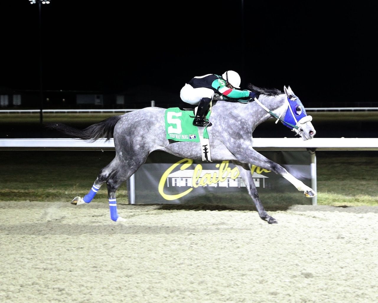 Spirit Rags wins at Turfway Park.