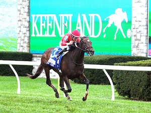 Tam Tam wins the Queen Elizabeth II Challenge Cup at Keeneland.