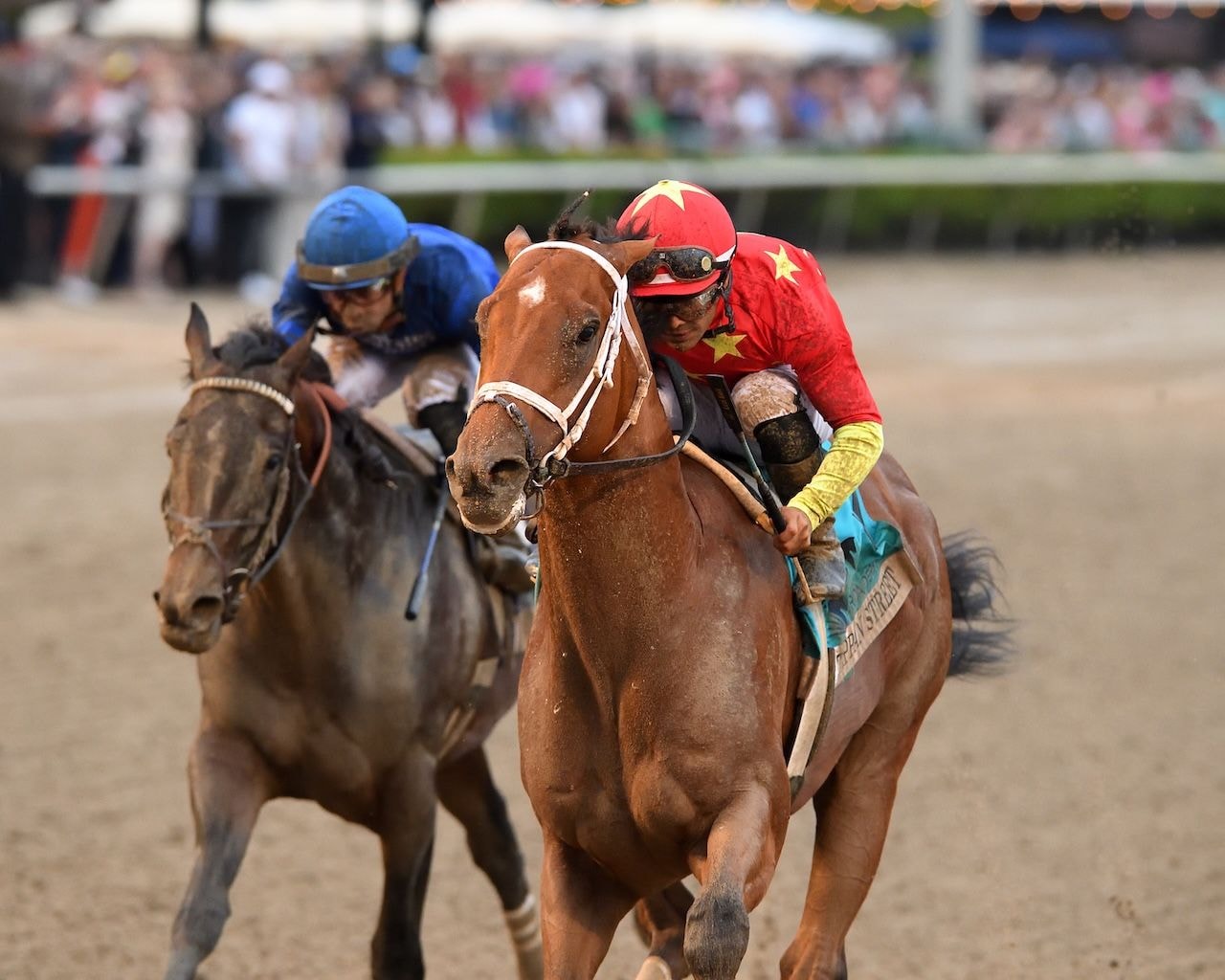 Tappan Street wins the Florida Derby at Gulfstream Park.