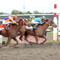 The Puma holds off Further Ado in the Pennsylvania Derby (G1)