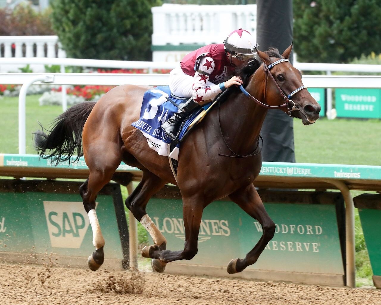 Thorpedo Anna wins the Fleur De Lis at Churchill Downs.