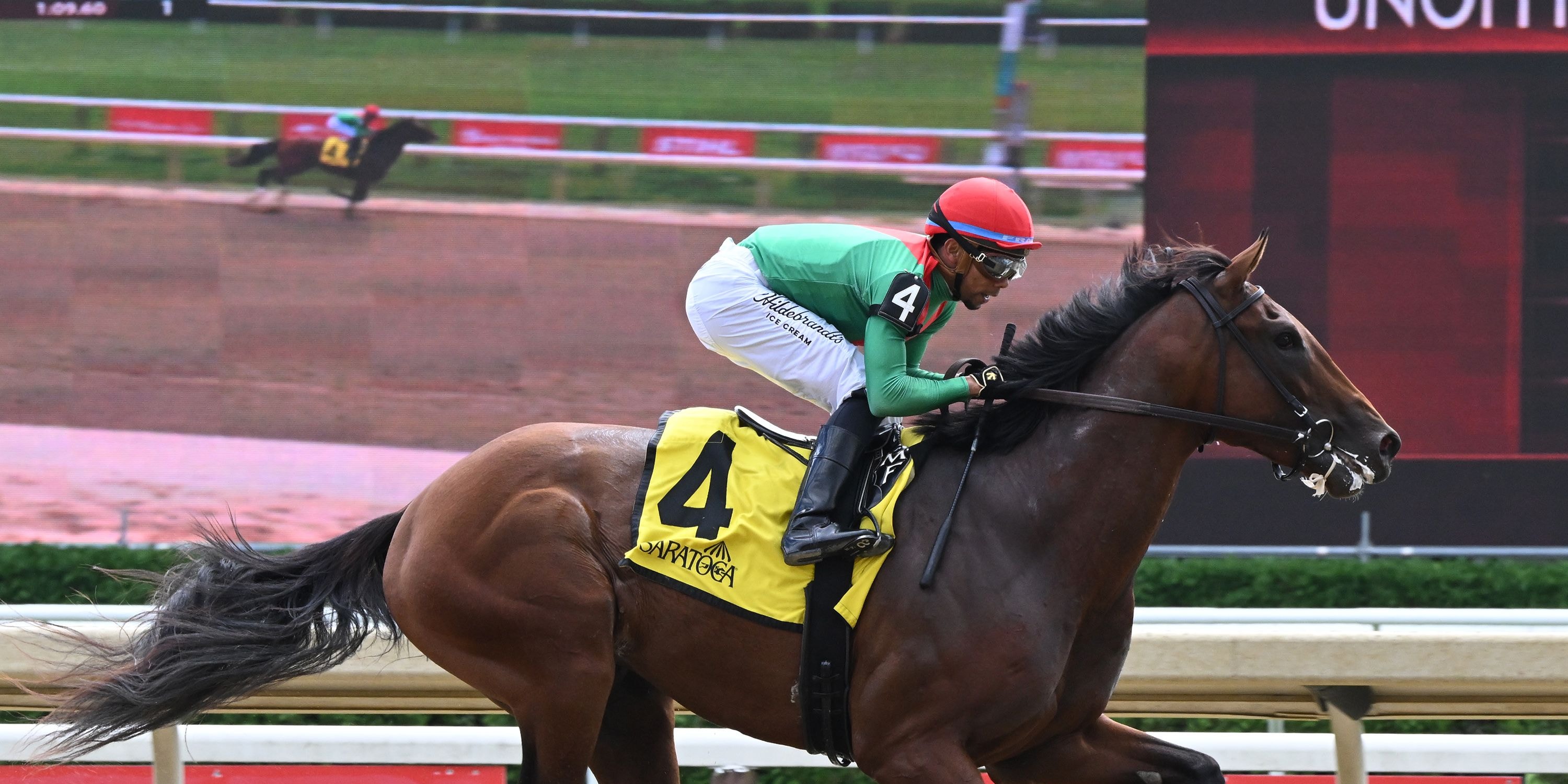 U. S. S. Valor breaks his maiden at Saratoga.