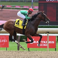 U. S. S. Valor breaks his maiden at Saratoga.