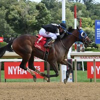 Universe wins at Saratoga.
