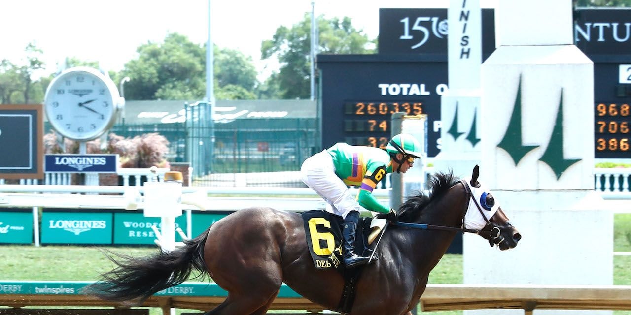 Vodka With a Twist winning the Debutante S. at Churchill Downs