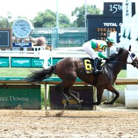 Vodka With a Twist winning the Debutante S. at Churchill Downs