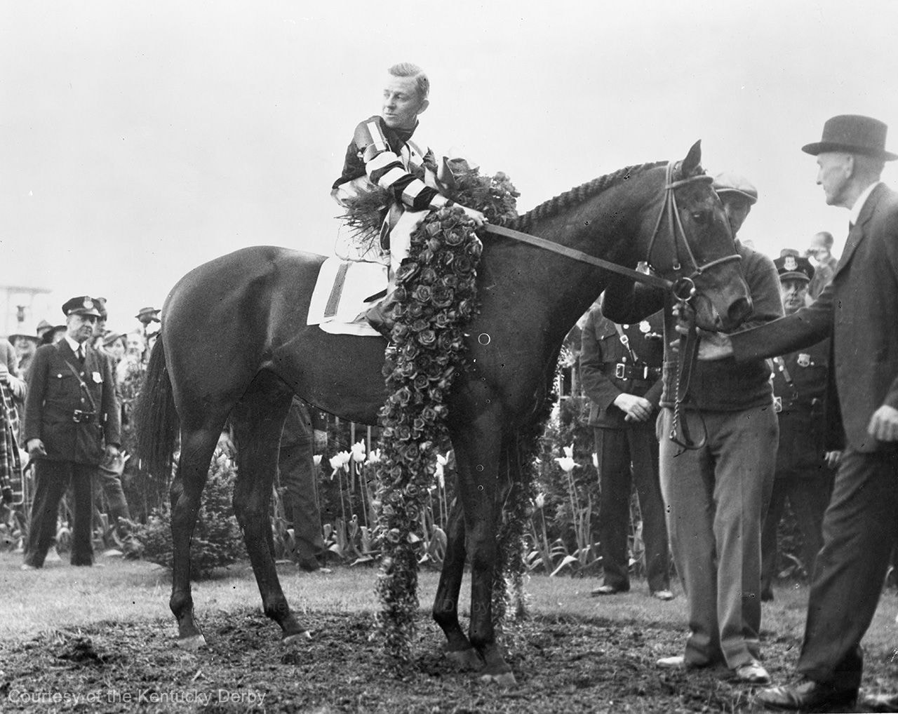 War Admiral wins the 1937 Kentucky Derby