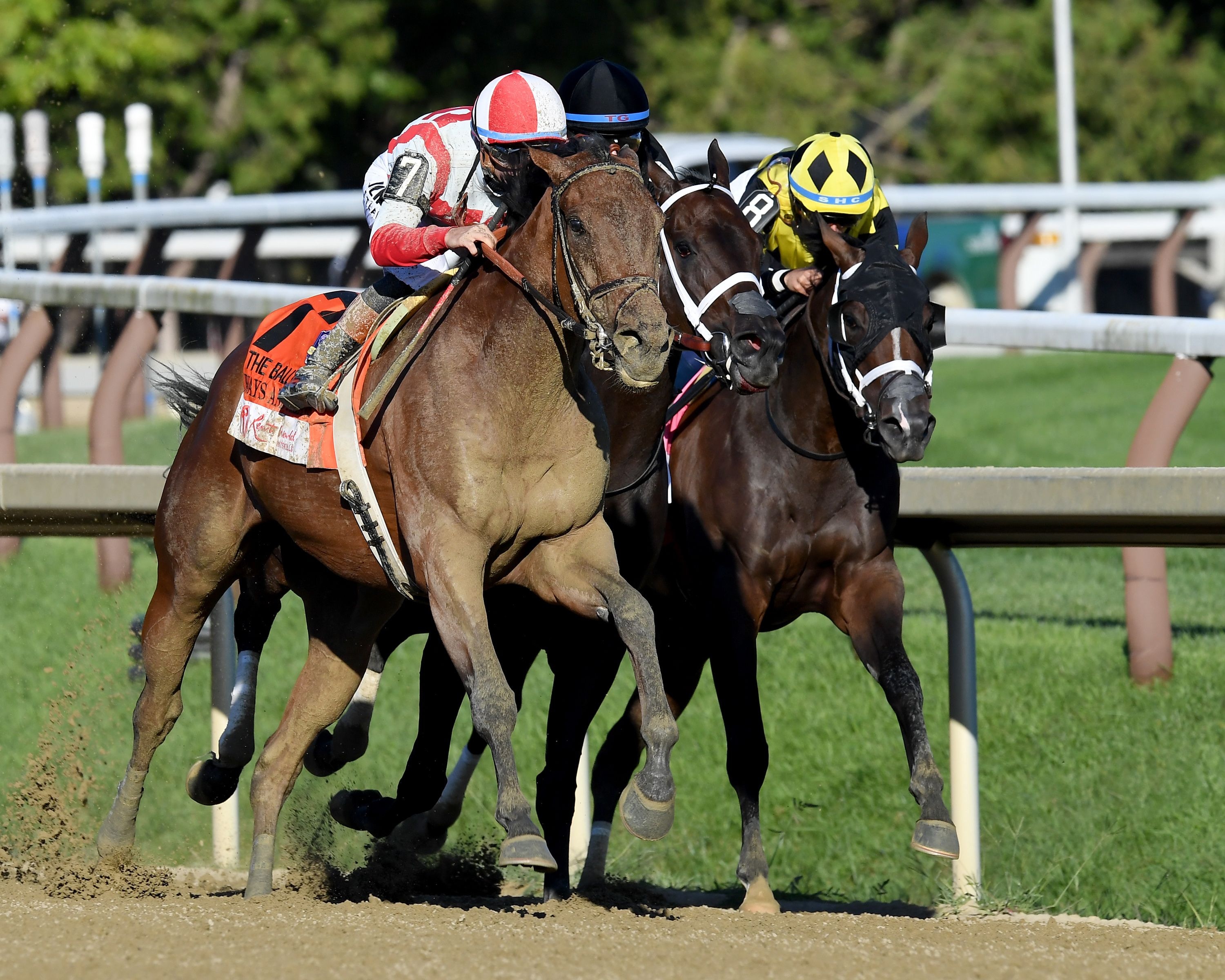 Ways and Means wins the Ballerina at Saratoga.