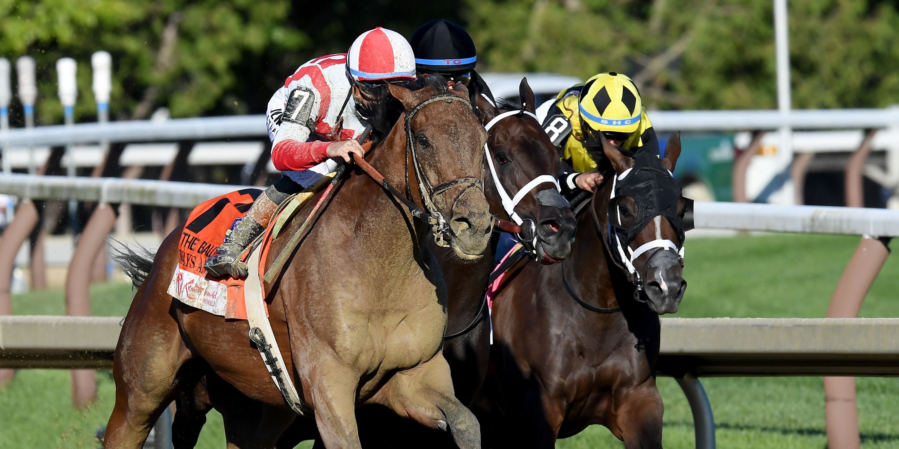 Ways and Means wins the Ballerina at Saratoga.
