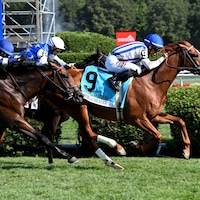 World Beater wins the Saratoga Derby at Saratoga.