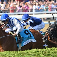 World Beater wins the Saratoga Derby at Saratoga.