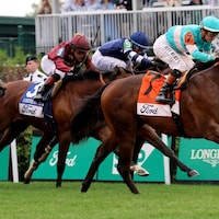 Zulu Kingdom winning the American Turf (G1) at Churchill Downs