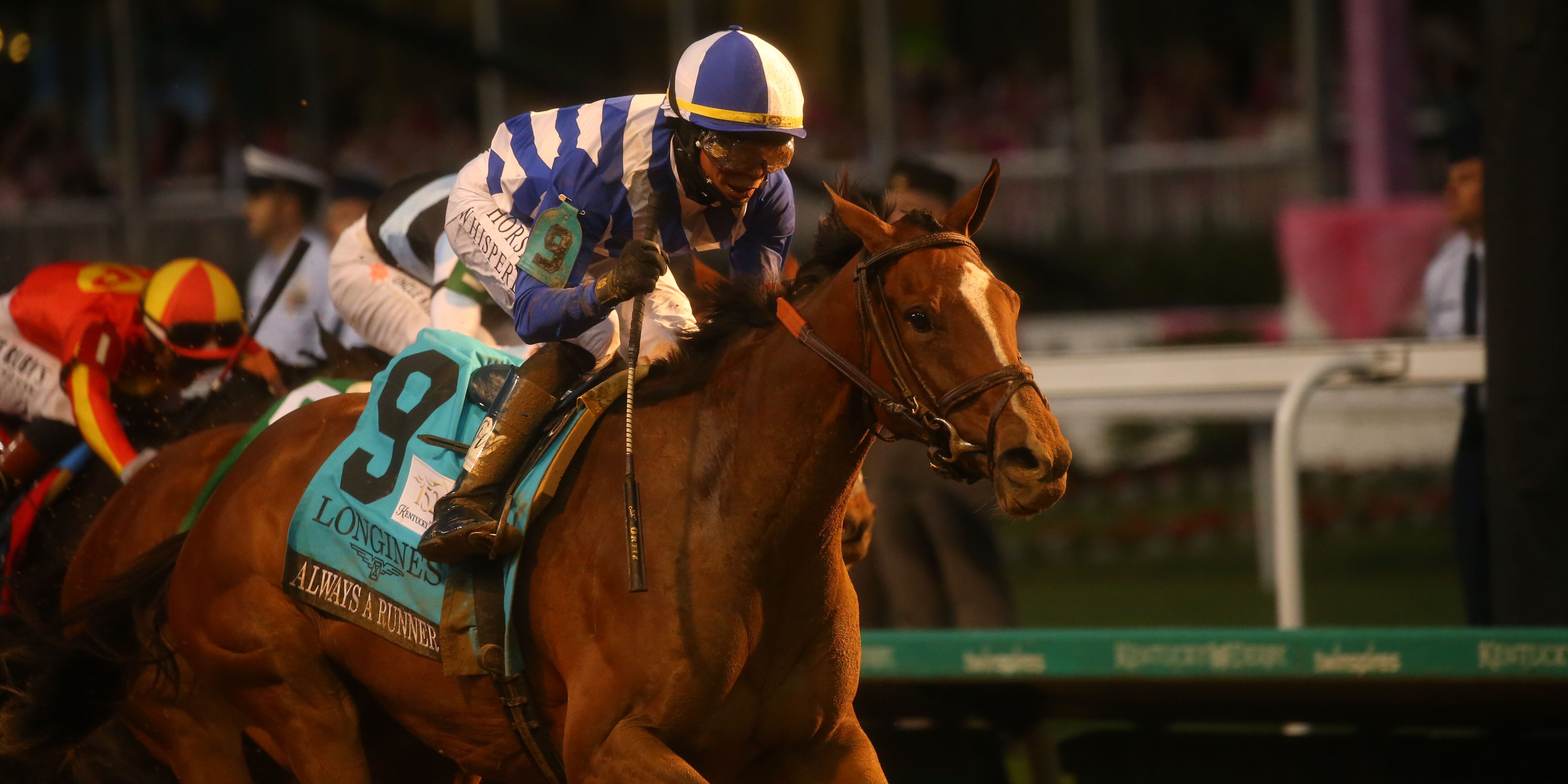 Always a Runner wins the 2026 Kentucky Oaks at Churchill Downs.